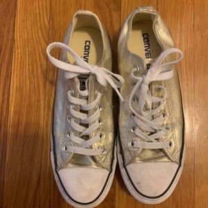 Gold Converse